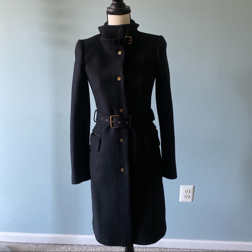 Zara Wool Button Up / Belted Coat